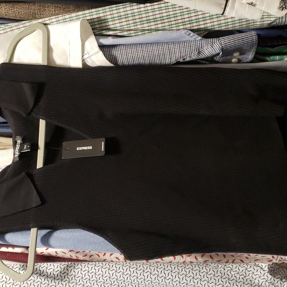 NWT Stetchy Express black shirt, size S.